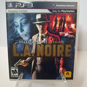 L.A. Noire (Sony PlayStation 3, 2006) PS3 Complete w/ Manual